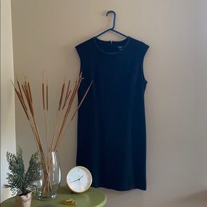 Black Winter-Weight Sheath Dress